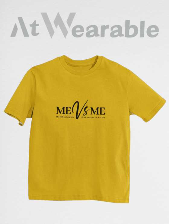 Me Vs Me Unisex Oversized T-shirt