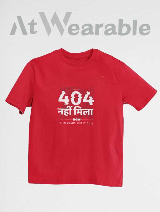 404 Nahi Mila Unisex Oversized Tshirt