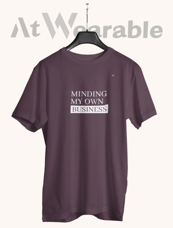MINDING MY OWN BUSINESS – Classic-Fit Unisex T-Shirt