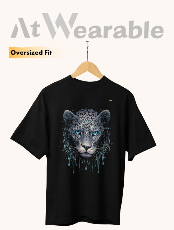 LEOPARD FACE – Unisex Oversized T-Shirt