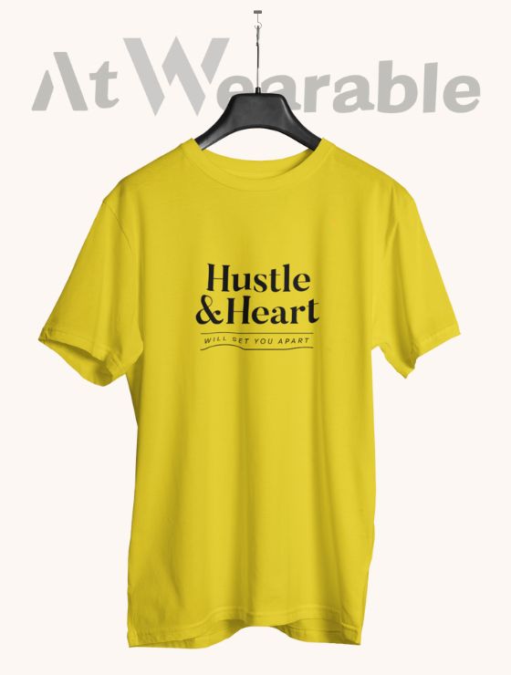 HUSTLE & HEART – Classic-Fit Unisex T-Shirt