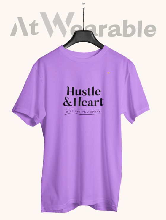 HUSTLE & HEART – Classic-Fit Unisex T-Shirt