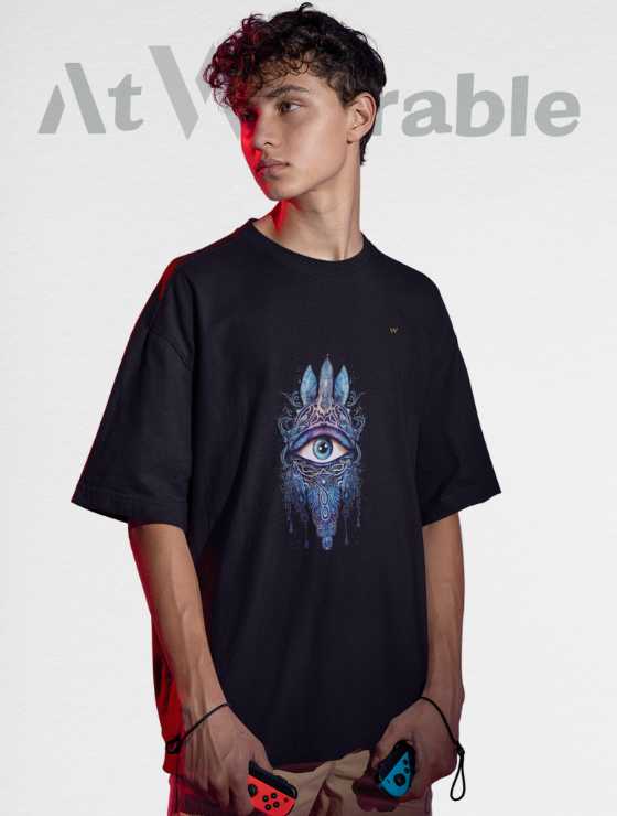 Hamsa Hand Unisex Oversized Tshirt