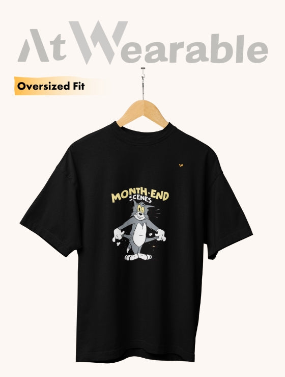 MONTH-END SCENES – Unisex Oversized T-Shirt