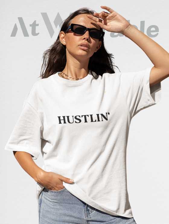 Huslin' Unisex Oversized Tshirt