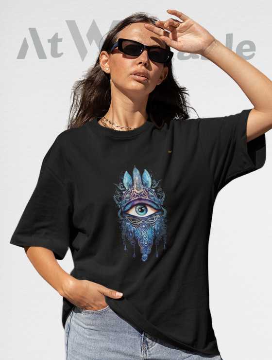 Hamsa Hand Unisex Oversized Tshirt