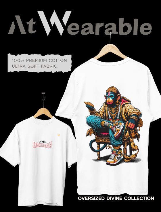Lord Hanuman – Unisex Oversized T-Shirt