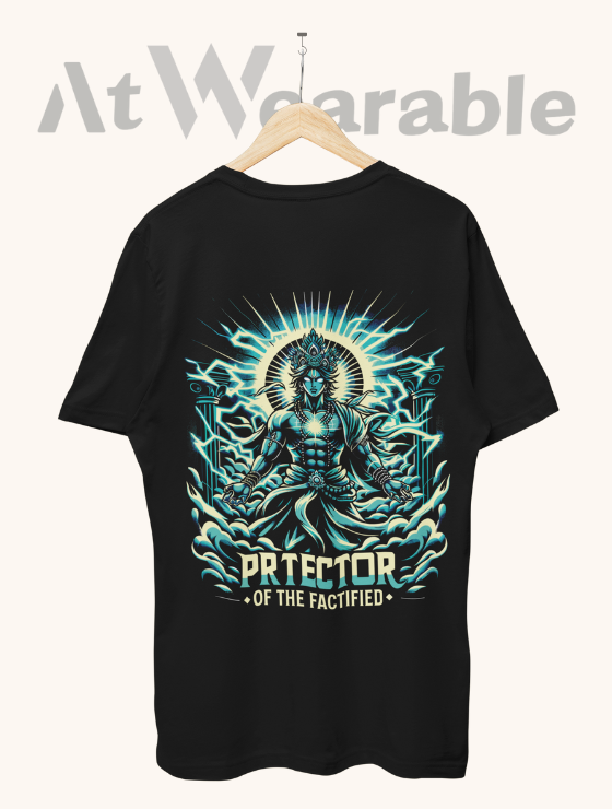 PROTECTOR OF THE FACTIFIED – Unisex Oversized T-Shirt