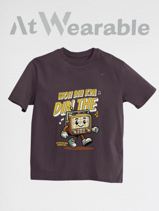 Woh Bhi Kya Din The Unisex Oversized T-shirt