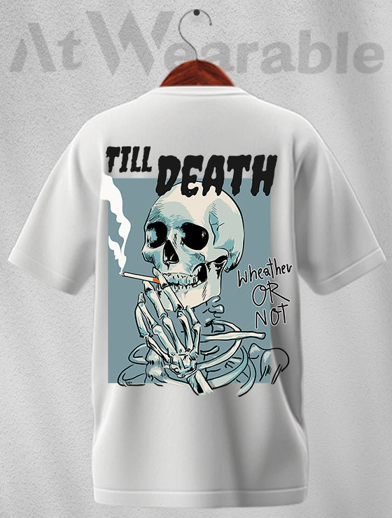 Till Death Unisex Oversized T-shirt