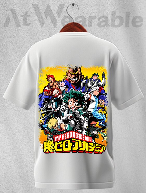My Hero Academia Graphic Printed Unisex Oversized T-shirt