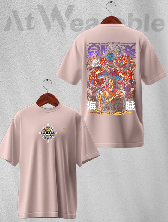 One Piece Graphic Printed Unisex Oversized T-shirt