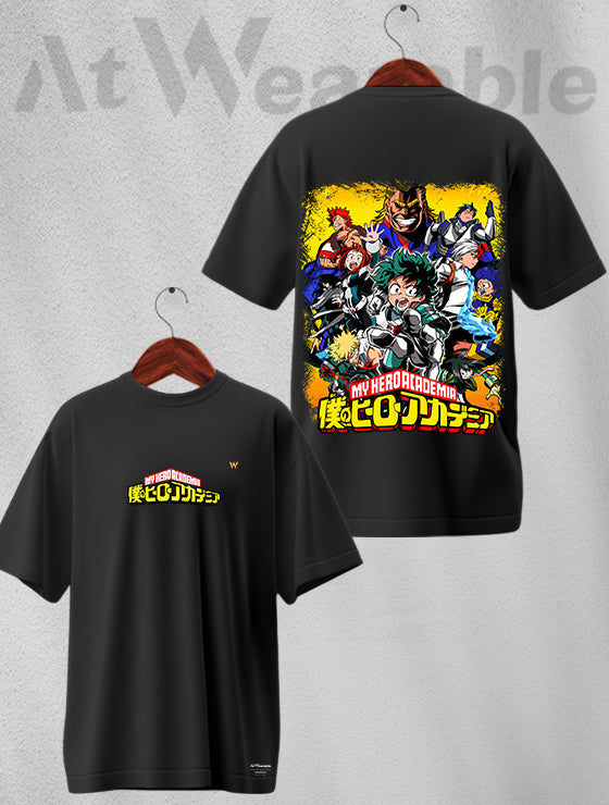 My Hero Academia Graphic Printed Unisex Oversized T-shirt
