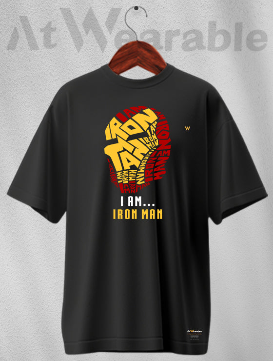 Iron Caligrama Unisex Oversized T-shirt