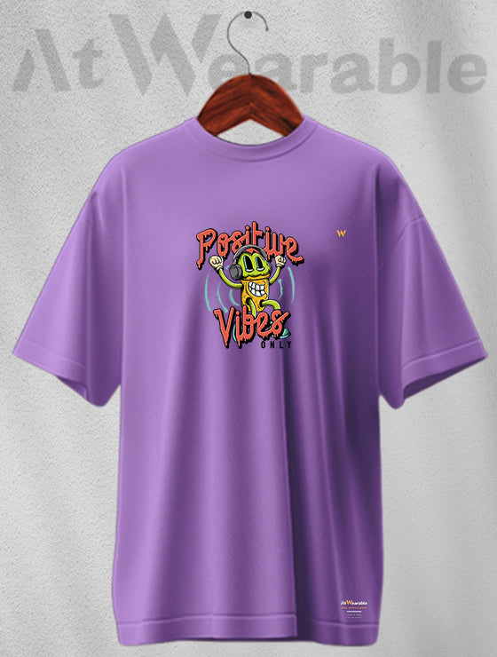 Positive Vibes Unisex Oversized T-shirt