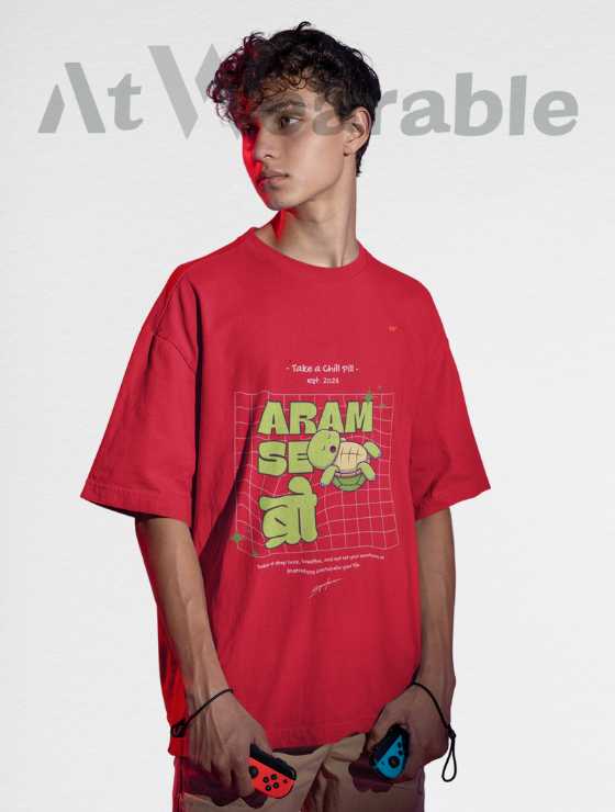 Aram Se Bro Unisex Oversized T-shirt