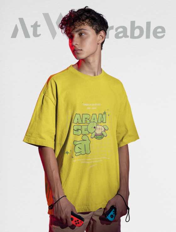 Aram Se Bro Unisex Oversized T-shirt