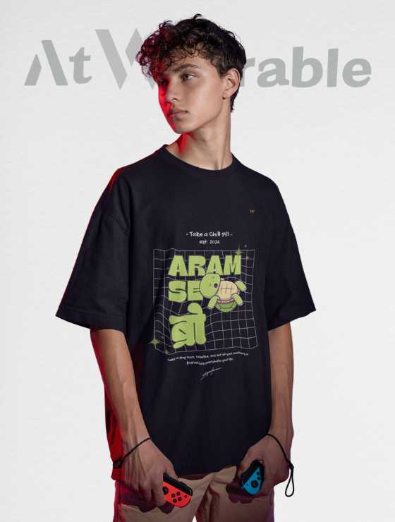 Aram Se Bro Unisex Oversized T-shirt