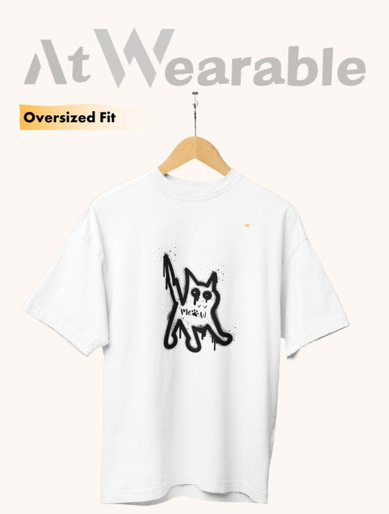 MEOW – Unisex Oversized T-Shirt