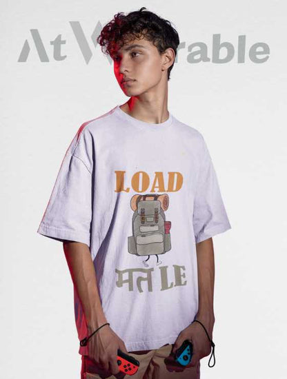 Load Mat Le Unisex Oversized T-shirt