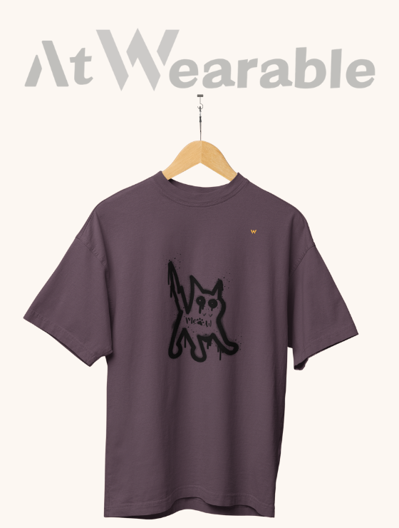 MEOW – Unisex Oversized T-Shirt