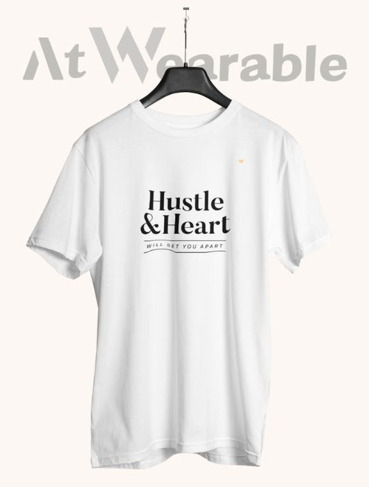 HUSTLE & HEART – Classic-Fit Unisex T-Shirt