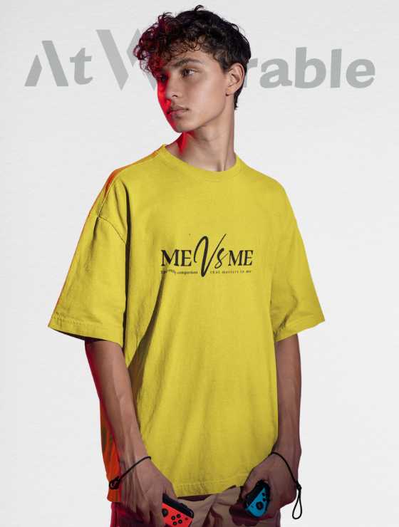 Me Vs Me Unisex Oversized T-shirt