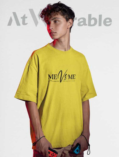 Me Vs Me Unisex Oversized T-shirt