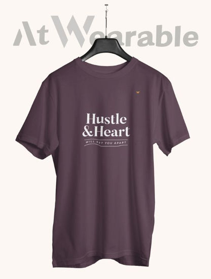 HUSTLE & HEART – Classic-Fit Unisex T-Shirt