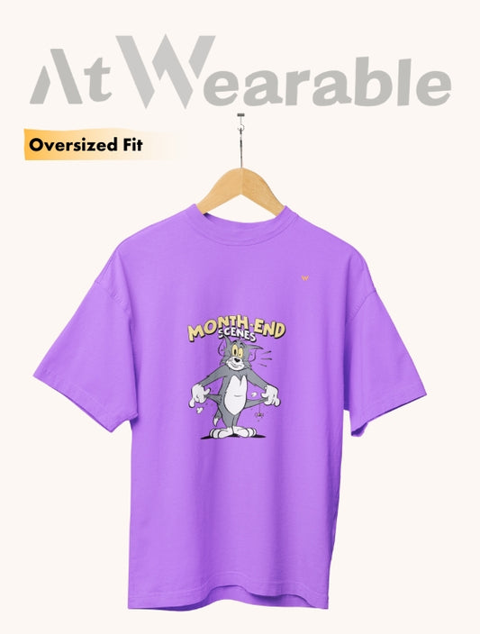 MONTH-END SCENES – Unisex Oversized T-Shirt
