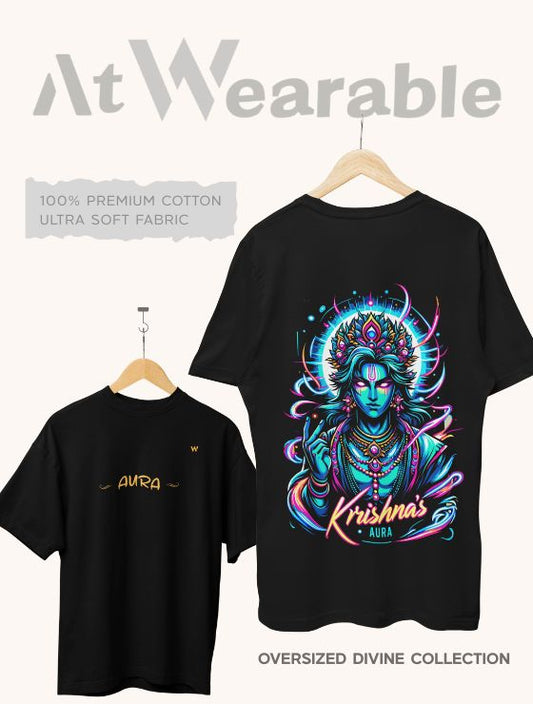 KRISHNA'S AURA – Unisex Oversized T-Shirt