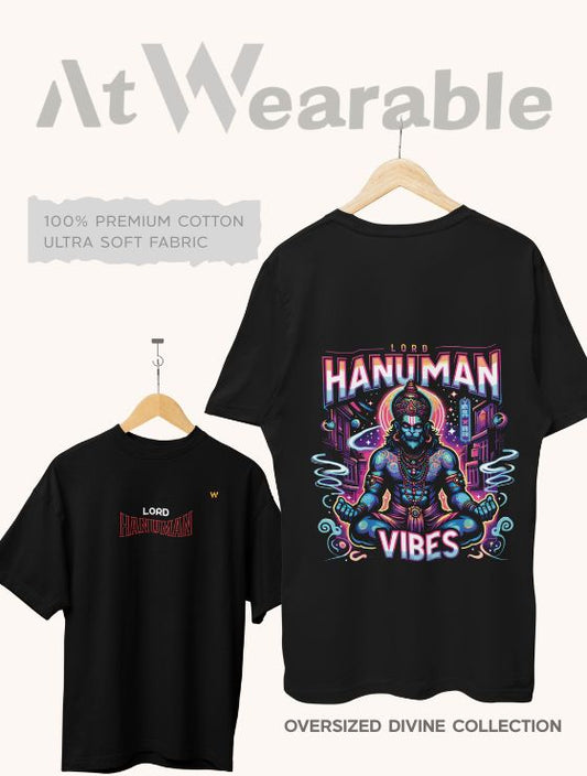 Hanuman Vibes Unisex Oversized T-Shirt