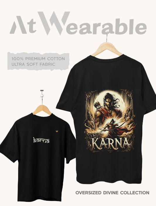 KARNA THE TRUE WARRIOR – Unisex Oversized T-Shirt