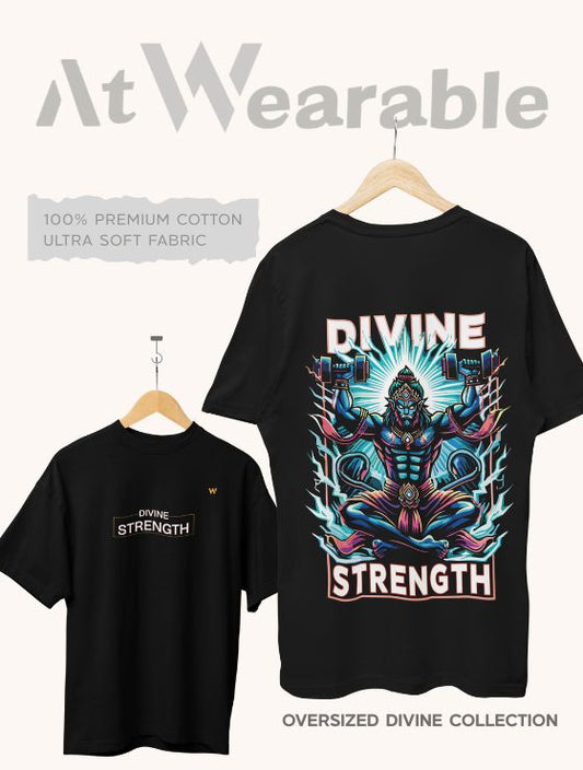 DIVINE STRENGTH – Unisex Oversized T-Shirt