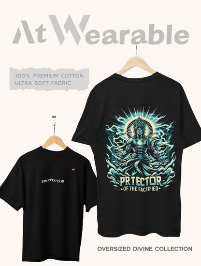 PROTECTOR OF THE FACTIFIED – Unisex Oversized T-Shirt