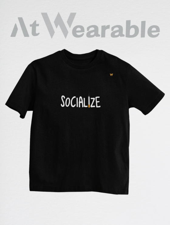 Socialize Unisex Oversized T-shirt