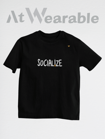 Socialize Unisex Oversized T-shirt