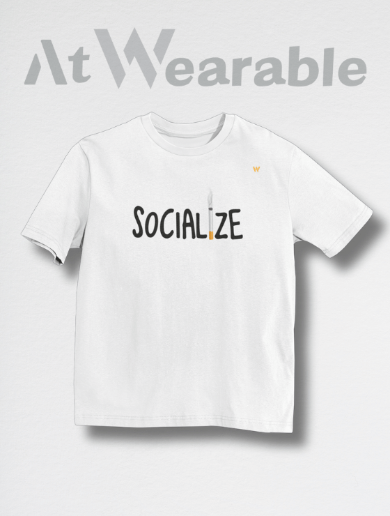 Socialize Unisex Oversized T-shirt
