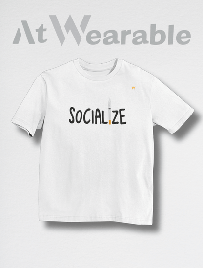 Socialize Unisex Oversized T-shirt