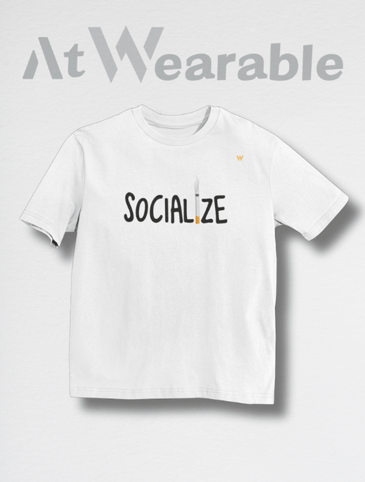Socialize Unisex Oversized T-shirt