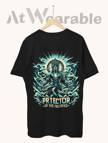 PROTECTOR OF THE FACTIFIED – Unisex Oversized T-Shirt