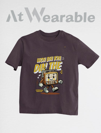 Woh Bhi Kya Din The Unisex Oversized T-shirt
