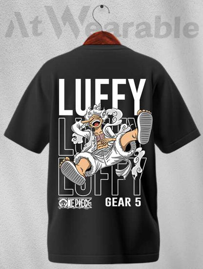 Luffy Graphic Printed Unisex Oversized T-shirt