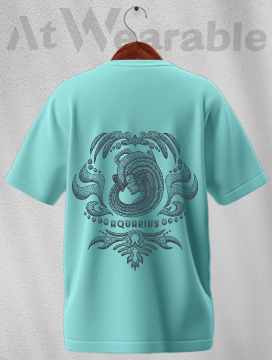 Aquarius Unisex Oversized T-shirt