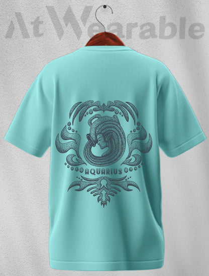 Aquarius Unisex Oversized T-shirt