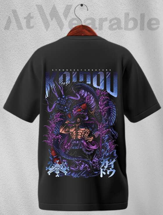 Kaidou Graphic Printed Unisex Oversized T-shirt