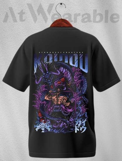 Kaidou Graphic Printed Unisex Oversized T-shirt