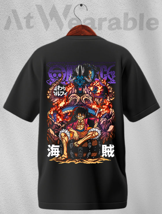 One Piece Graphic Printed Unisex Oversized T-shirt