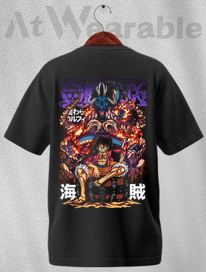 One Piece Graphic Printed Unisex Oversized T-shirt