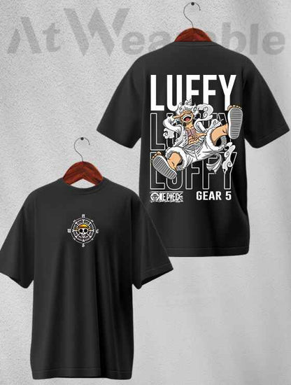 Luffy Graphic Printed Unisex Oversized T-shirt